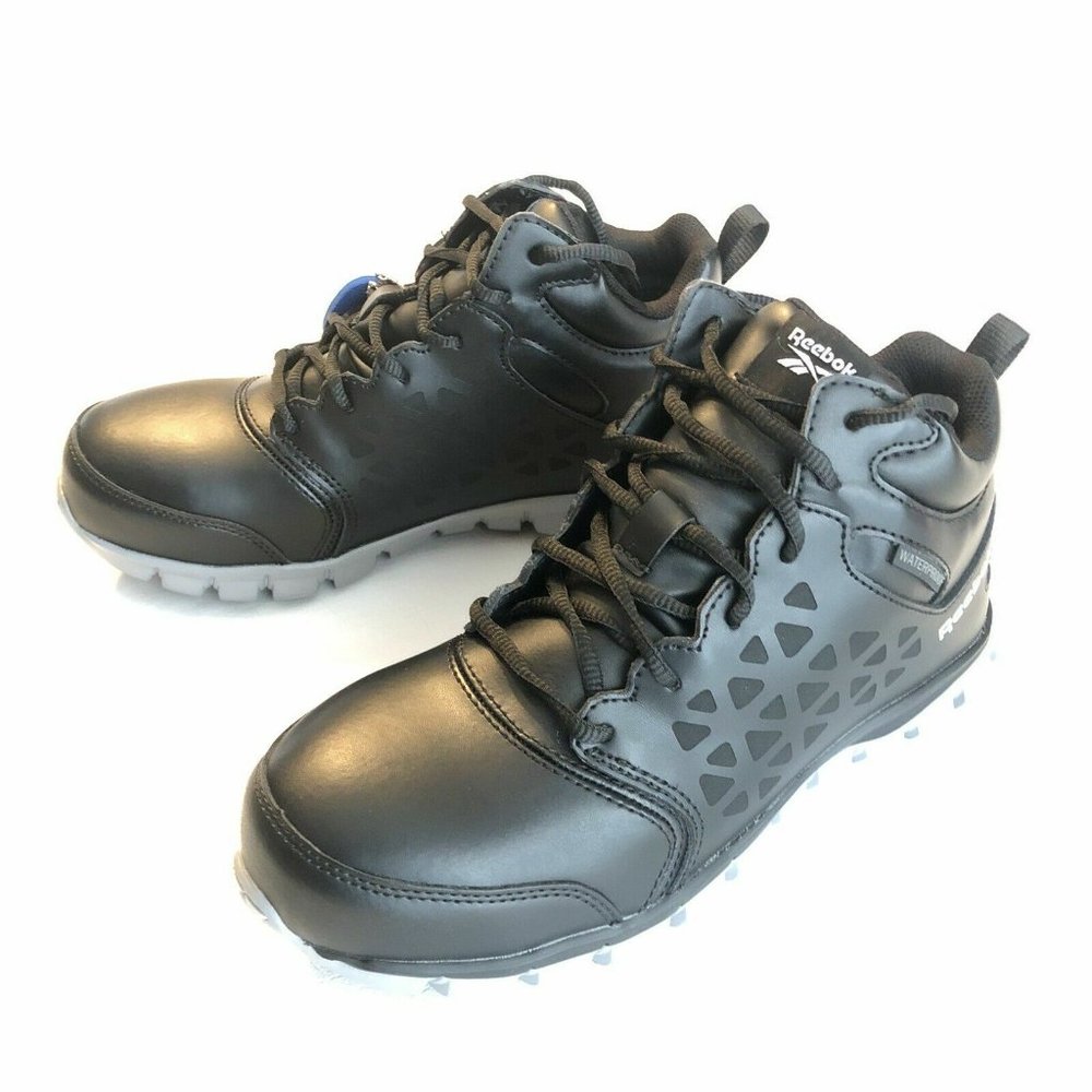 Reebok Sublite Cushion Work Mid Alloy Toe Waterproof Shoes for Men Size 10.5M